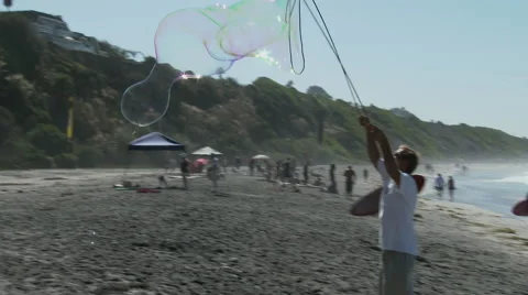 Soap bubbles 6 Stock Footage 49404995