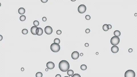 Soap bubbles animation, water bubbles, bubble on alpha channel Stock Footage 304091406