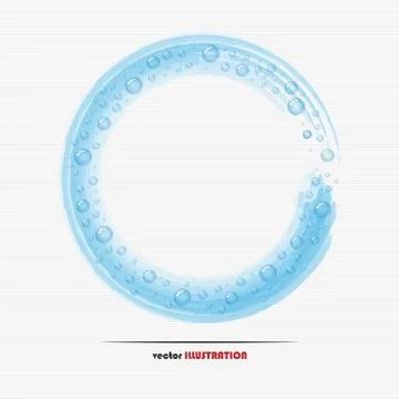 Soap bubbles background Stock Illustration