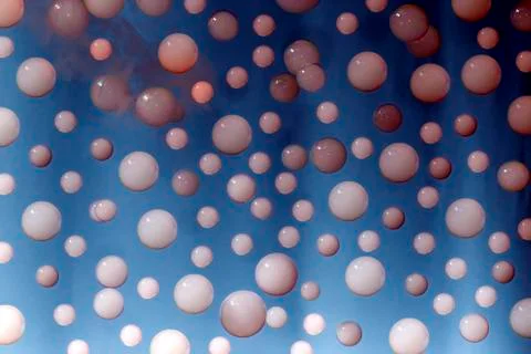 Soap bubbles background Stock Photos