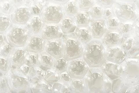 Soap bubbles background. Shampoo foam. Bubbles in the water Foto stock