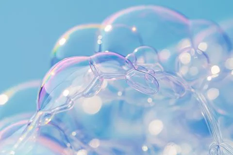 Soap bubbles for that clean feeling Stock Photos