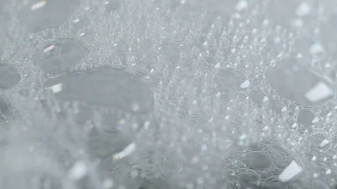 Soap Bubbles Close-up Stock Footage 126907612
