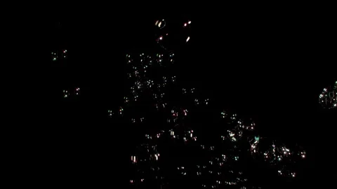 Soap Bubbles Come To Camera Video stock 315768293