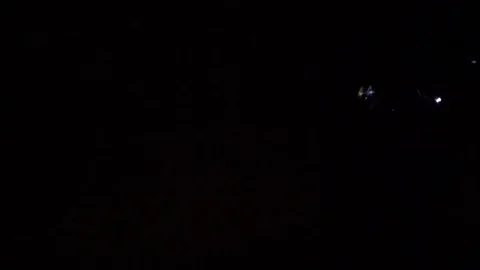 Soap Bubbles on dark background slow motion Stock Footage 76090532