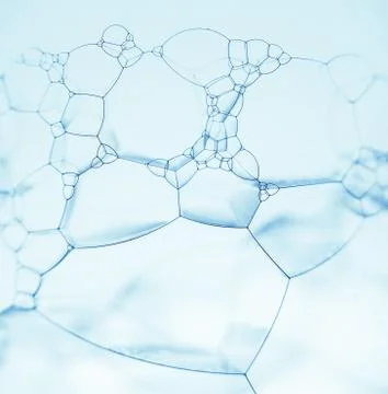Soap bubbles extreme closeup Stock Photos