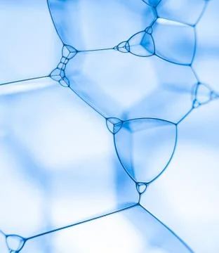 Soap bubbles extreme closeup Stock Photos