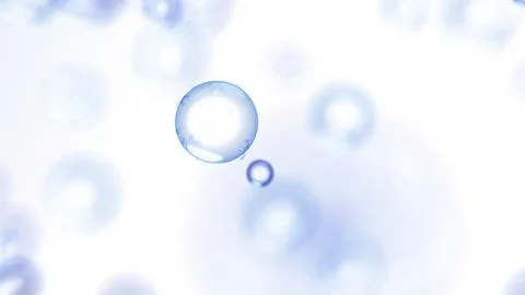 Soap bubbles floating on a transparent background, creating a clean and ethereal Stock Illustration