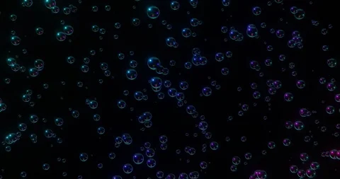 Soap Bubbles Fly Up and Burst Video stock 240129608