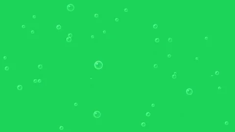 Soap Bubbles Flying Animation Green Screen 스톡 동영상 303111771