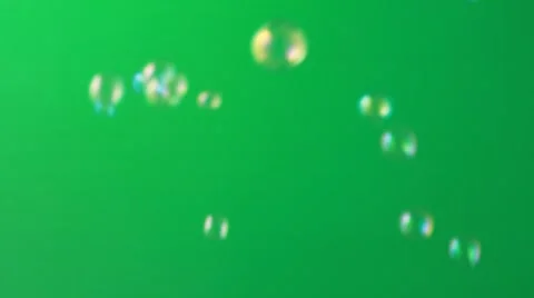 Soap bubbles on green background 動画素材 55409853