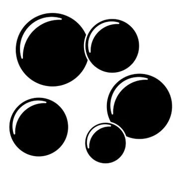 Soap Bubbles icon Stock Illustration