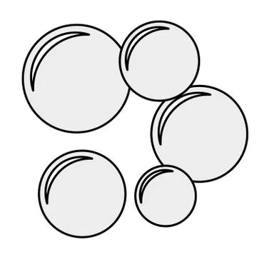 Soap Bubbles icon Stock Illustration
