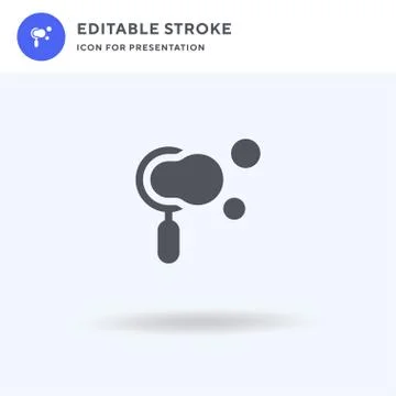 Soap Bubbles icon vector, filled flat sign, solid pictogram isolated on white イラスト素材