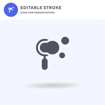 Soap Bubbles icon vector, filled flat sign, solid pictogram isolated on white Stock Illustration