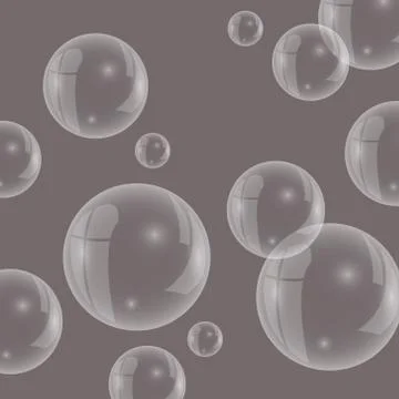 Soap bubbles Stock Illustration