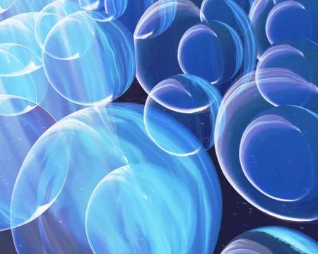 Soap bubbles Stock Illustration