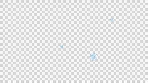 Soap bubbles inflate and burst chaotically. Stock Footage 276322822