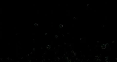 Soap bubbles isolated on transparent background Stock Footage 241489731