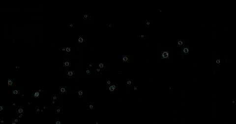 Soap bubbles isolated on transparent background Video stock 241710523