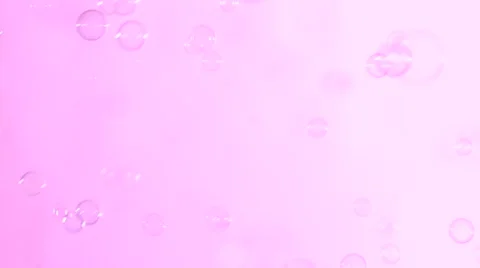 Soap bubbles on light pink, background Stock Footage 53019086