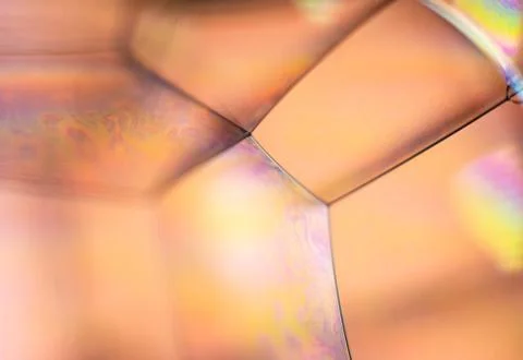 Soap bubbles, macro shot Stock Photos