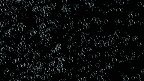 Soap Bubbles Moving Right in Slow Motion 動画素材 134107015