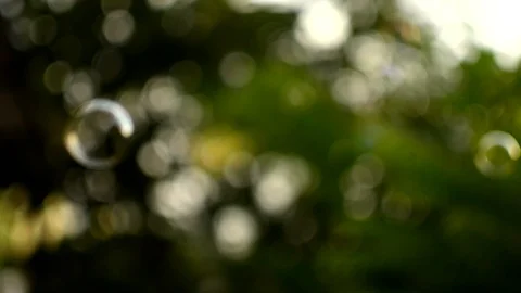 Soap Bubbles outdoor 2 库存影片 109052593