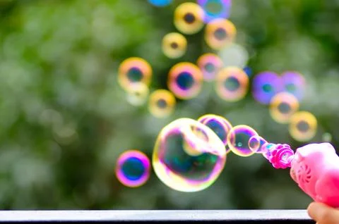 Soap bubbles Stock Photos