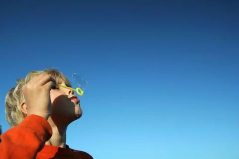 Soap bubbles Foto stock