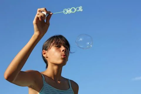 Soap bubbles Stock Photos