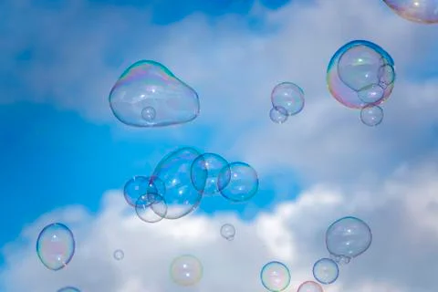 Soap bubbles Stock Photos