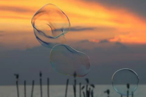 Soap bubbles Stock Photos