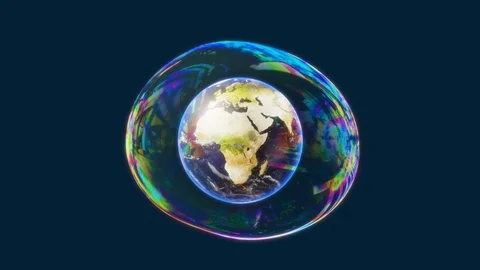 Soap Bubbles Saves the World Video stock 128706086