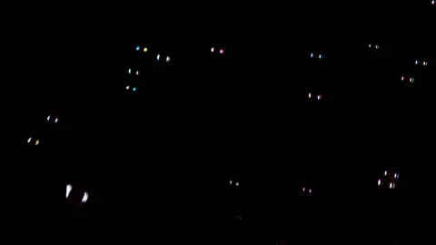 Soap bubbles in slow motion. Abstract motion background Vídeos de archivo 143713324