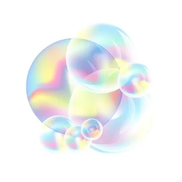 Soap bubbles vector Stock Illustration