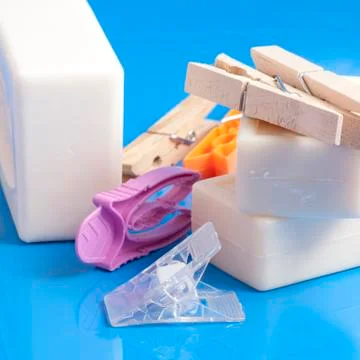 Soap, clothes and laundry 写真素材