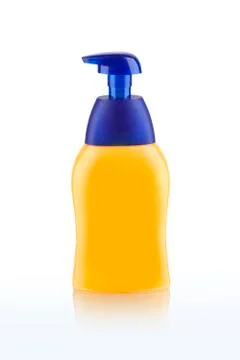 Soap container isolated on white background Stock Photos