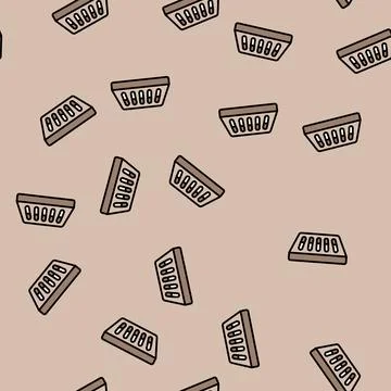 Soap dish bathroom interior vector seamless pattern 스톡 일러스트