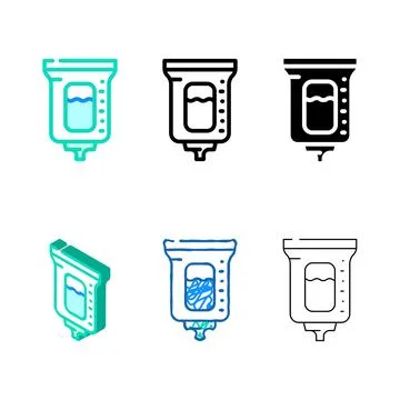 Soap dispenser color icon vector looks Stock Illustration