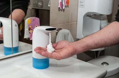Soap dispenser Stock Photos