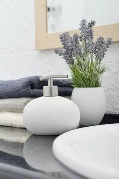 Soap dispenser Stock Photos