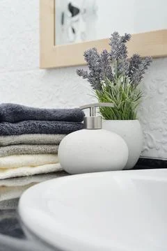 Soap dispenser Stock Photos