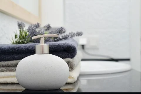 Soap dispenser Foto stock