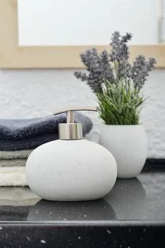 Soap dispenser Stock Photos