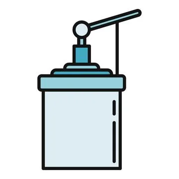 Soap dispenser vector icon for sanitizing hands Stock Illustration