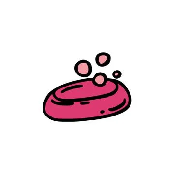 Soap doodle icon, vector illustration Stock Illustration