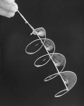 Soap Films Solve Math Problems Stockfoto's