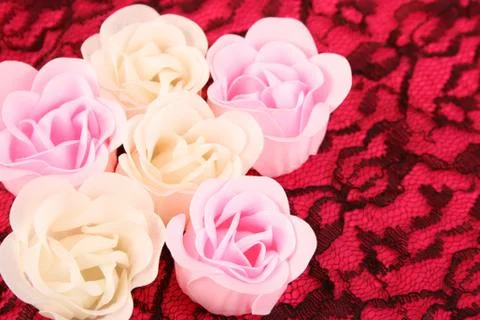 Soap Flowers Stock Photos