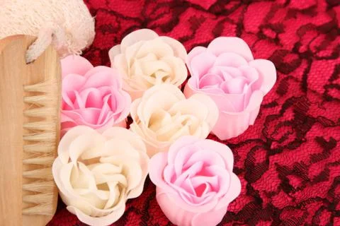 Soap Flowers Stock Photos